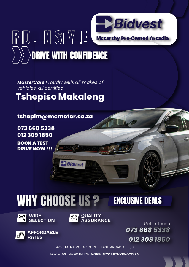 Bidvest McCarthy Pre-Owned Flyer 2 cover